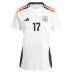 Deutschland Florian Wirtz #17 Heimtrikot Frauen EM 2024 Kurzarm